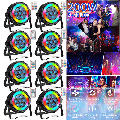 200W Par Strahler 56 LED Par Bühnenlicht Partylicht RGB DMX DJ Stage Halloween