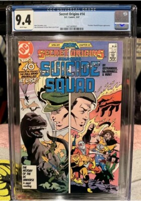Secret Origins #14 CGC 9.4 1st app Rick Flag Sr. ''Creature Commandos'' DCU