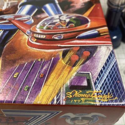 Vintage 1998 Mazinger Z Tin Wind Up Toy Walking Figure