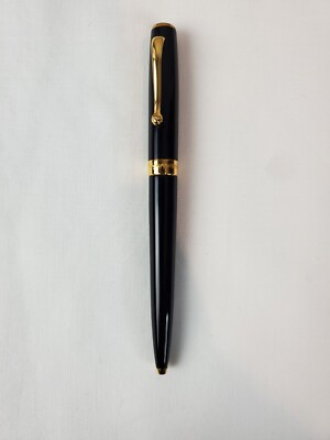 Montegrappa Black With Gold Trim Ballpoint Pen