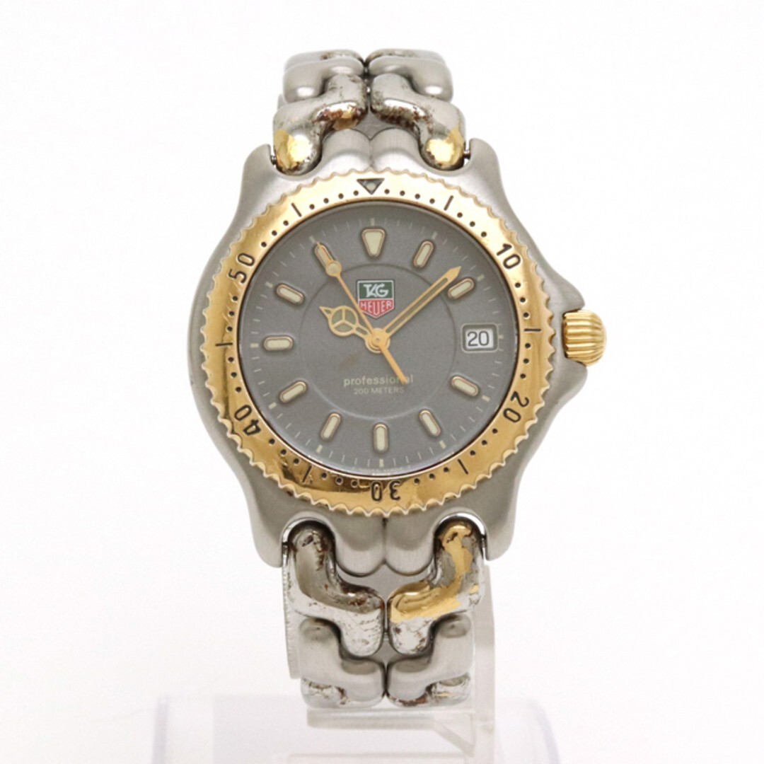 山*猫様 タグホイヤー WG1220-KO Tag Heuer Sel Wg1220-Ko Watch Men's Grey Round Date 34mm