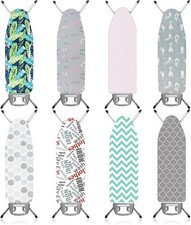 Foldable Ironing Board Lightweight with Iron Rest Non Slip Legs Easy Storage