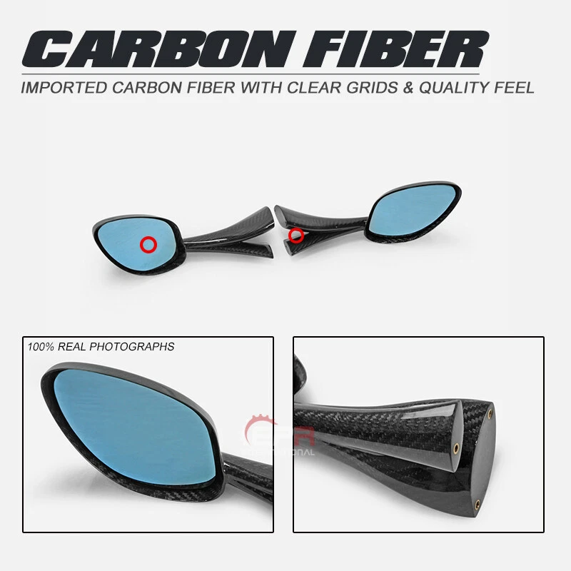 Kits de carrocería de espejo retrovisor lateral de fibra de carbono tipo R para Lotus Elise Exige 2 piezas Foto 3 de 4