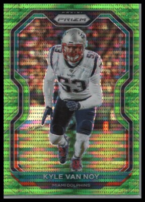 2020 Panini Prizm #16 Kyle Van Noy Prizm Neon Green Pulsar