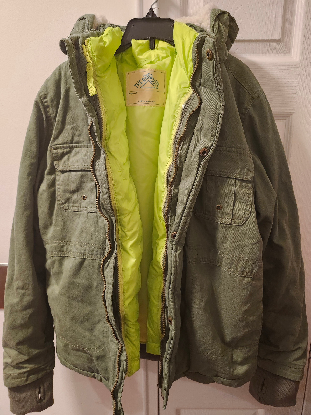 Thereabouts Big Boys Hooded Heavyweight 3In1 System Jacket (XL 18-20)