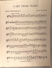 O Dry Those Tears - Teresa Del Riego - 1901