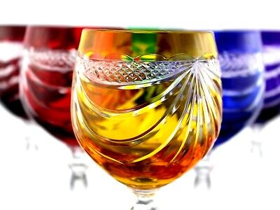 rouge Romains Cristal Vin Verres 368car R Les verres à vin Romains bleikristall 6 ST 