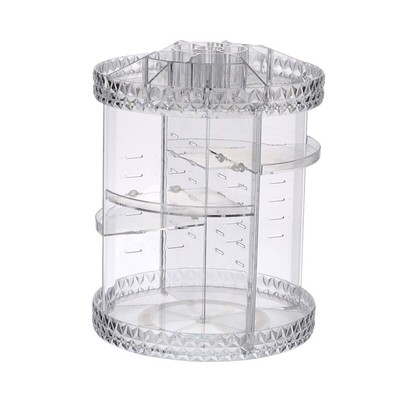 Rotating Makeup Organizer Multi Layers Cosmetic Storage Shelf Brush Holder Rack