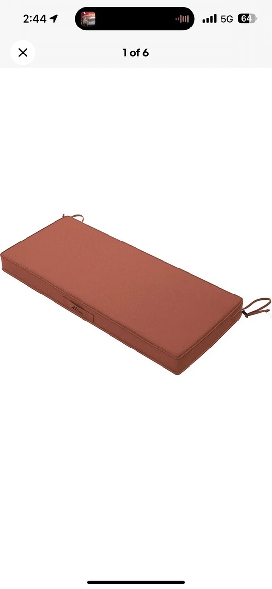Favoyard Outdoor Bench Cushion 59x18 Inch Waterproof Patio