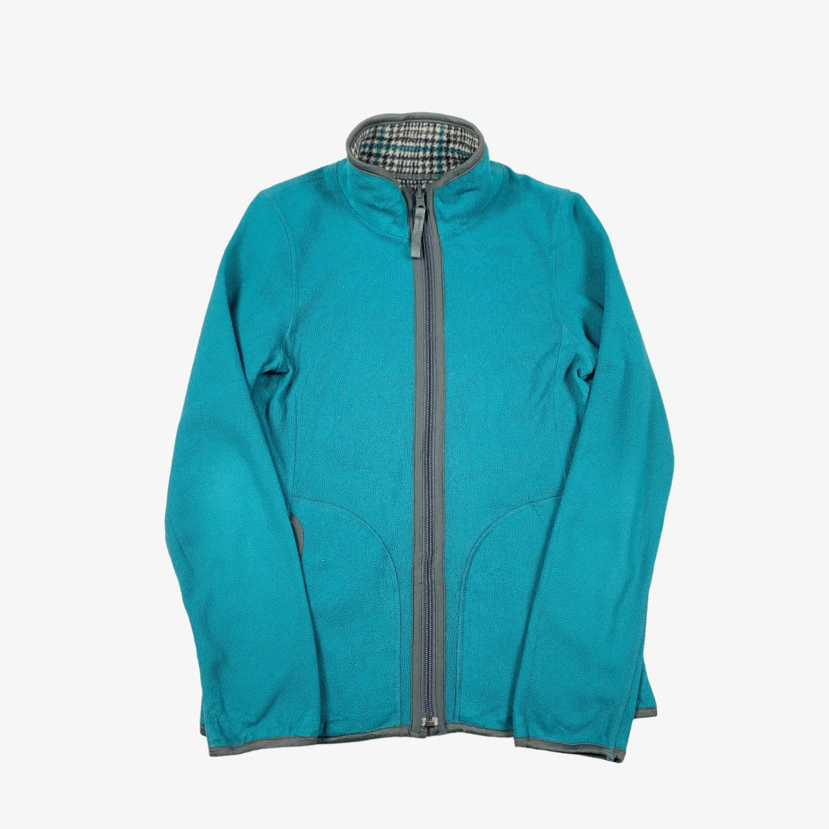 Vintage Uniqlo Reversible Fleece Turquoise M