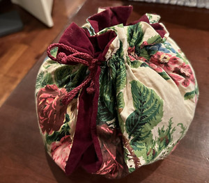 Pretty Floral Velveteen Padded Tea Cozy