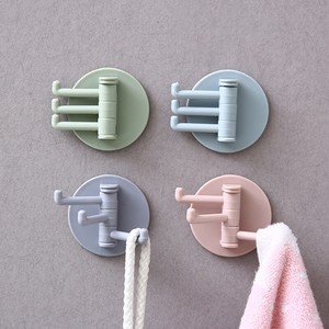 Wall-Mounted-Organizer-Bathroom-Robe-Coat-Intelligent-Towel-Hanger-Hook-New