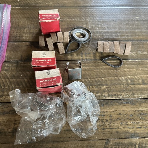 Lot Of New Vintage Homelite Chainsaw Parts C/shoe A55692 Caps 13056396