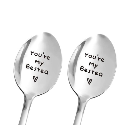 Best Friendship Spoon - Funny Engraved Tea Spoon For Best Friends, 7.5" Stainless Steel - View #9