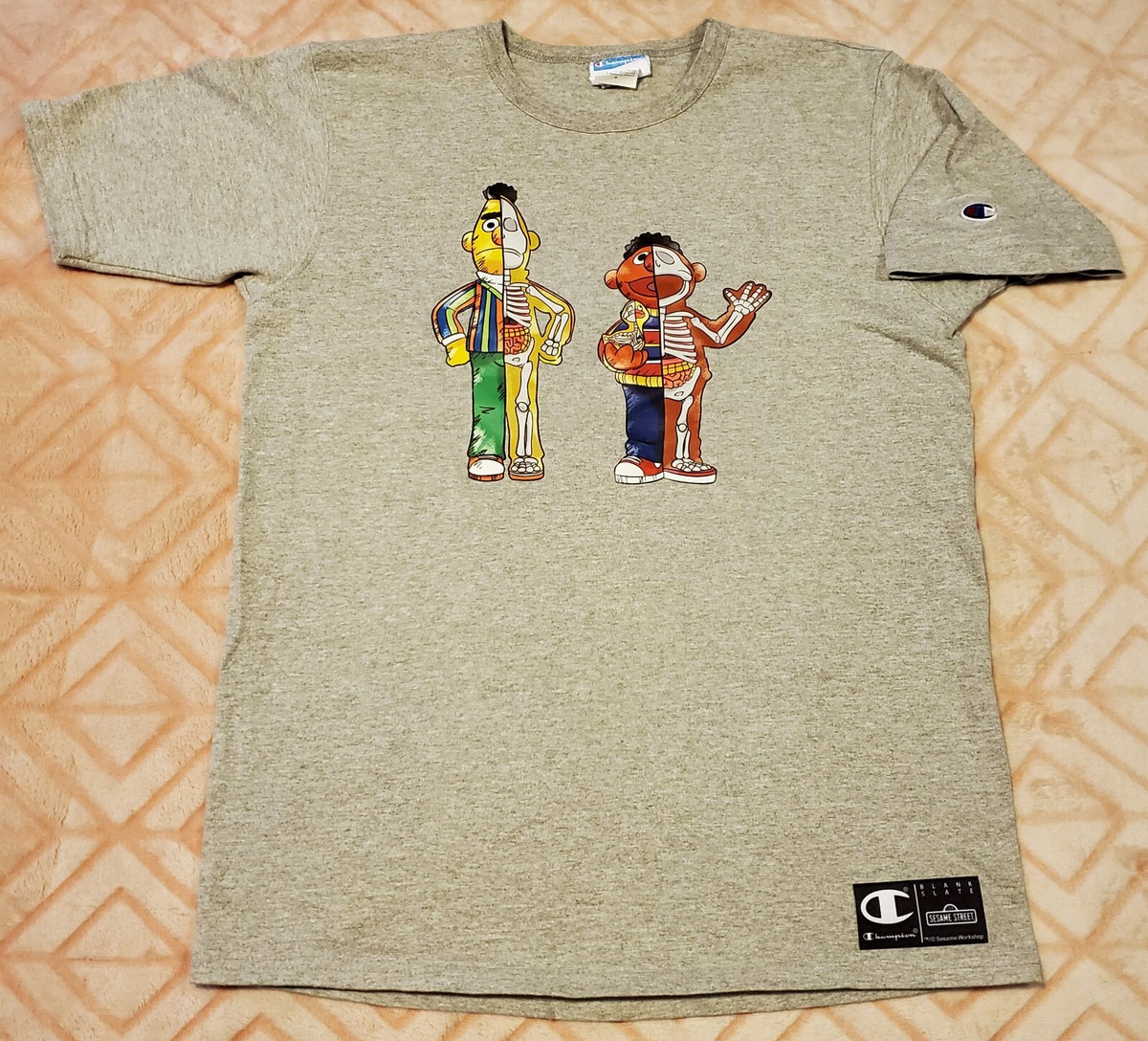 Champion x SESAME STREET Jason Freeny Blank Slate Bert & Ernie T