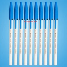Ball Pens Reynolds 045 |10 PENS | Fine Point (0.7mm) |BLUE INK | FRee ShippinG |
