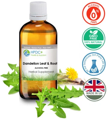 HPDC+ Dandelion Leaf & Root Tincture ALCOHOL FREE block spike proteins