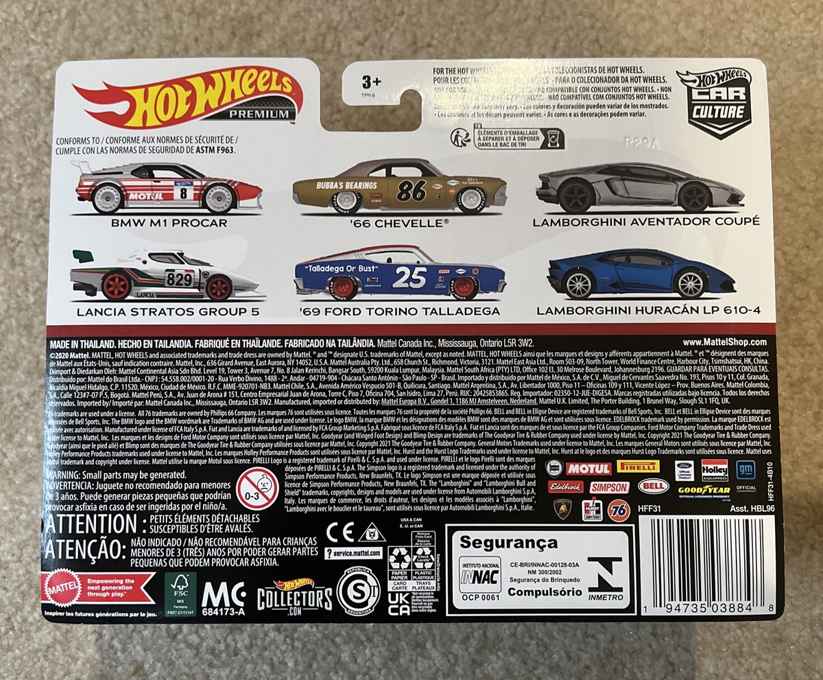 HOT WHEELS HFF31 '69 FORD TORINO TALLADEGA-'66 CHEVELLE 1/64 HOT HOT WHEELS HFF31 '69 FORD TORINO TALLADEGA-'66 CHEVELLE 1/64 HOT
