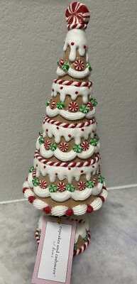 Gingerbread Tree Cupcakes & Cashmere Peppermint frosted 15''  candy cane land New