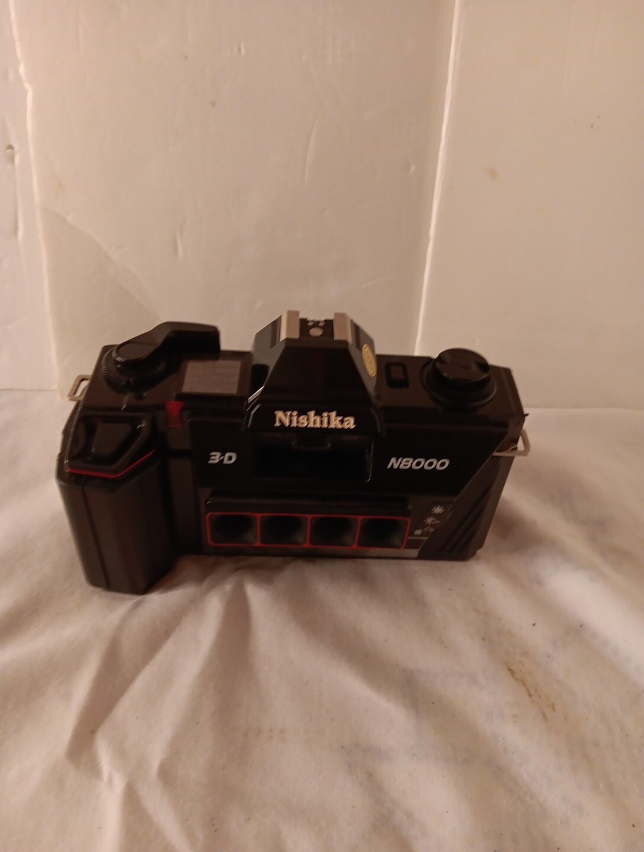 Rare Nishika N8000 35mm Quadrascopic Stereo 3D Lenticular Camera Near