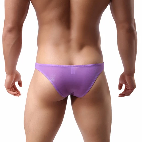 NEU Herren Eis Seide Unterwäsche atmungsaktive Slips niedrig erhöht Bikinihöschen Unterhose - Bild 6 von 13