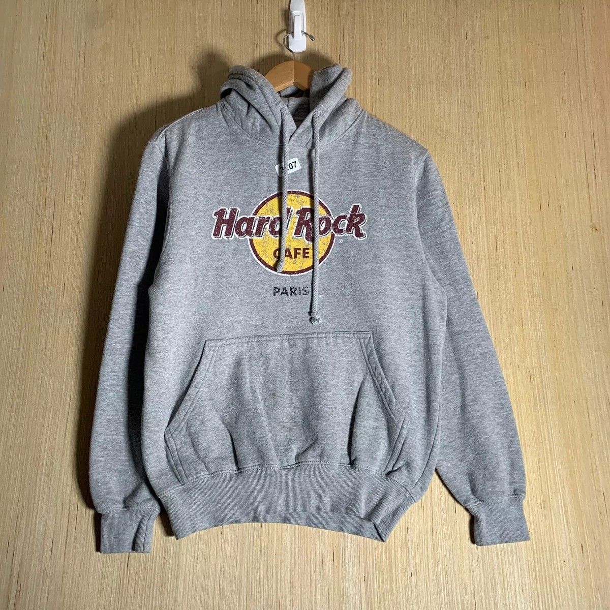 Vintage Hard Rock Cafe Hoodie Adult Medium Black Long Sleeve Mens