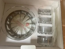 Godinger 12 Piece Cut Crystal Serving Set NEW Made In Italy