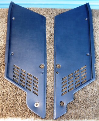 Range Rover Classic C / D Pillar Interior Covers Trim BLACK PAIR