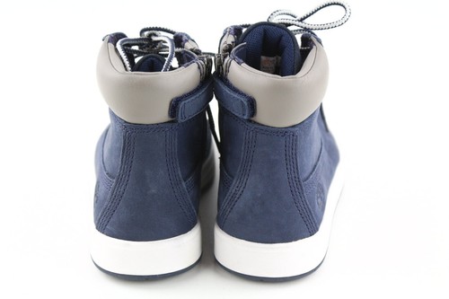Timberland A1QU6 Niño Botas EU31 UK12.5 Cuero Azul Encaje Almendra Punta Tobillo - Imagen 7 de 11
