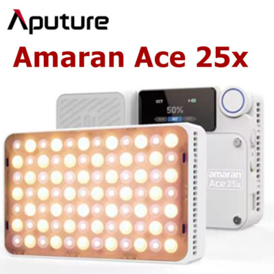 Aputure Amaran Ace 25x Bi-Color 2700K-6500K Camera Led Video Light APP Control 