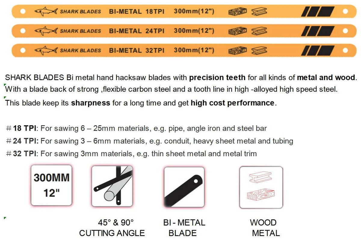 Hacksaw tpi 2024 for metal