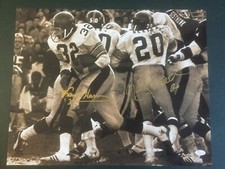 Steelers Franco Harris Rocky Bleier Signed 16x20 Photo COA JSA WP204714