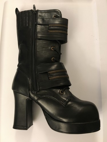 Steam Punk Style Women Boots size 8 - Demonia USED ONCE - Boot Box INCLUDED - Picture 3 of 7