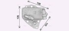 <!--F#f_0-->AVA Oil Cooler OL3705 for CADILLAC BLS (2006) 1.9 CDTI etc<!--F/-->