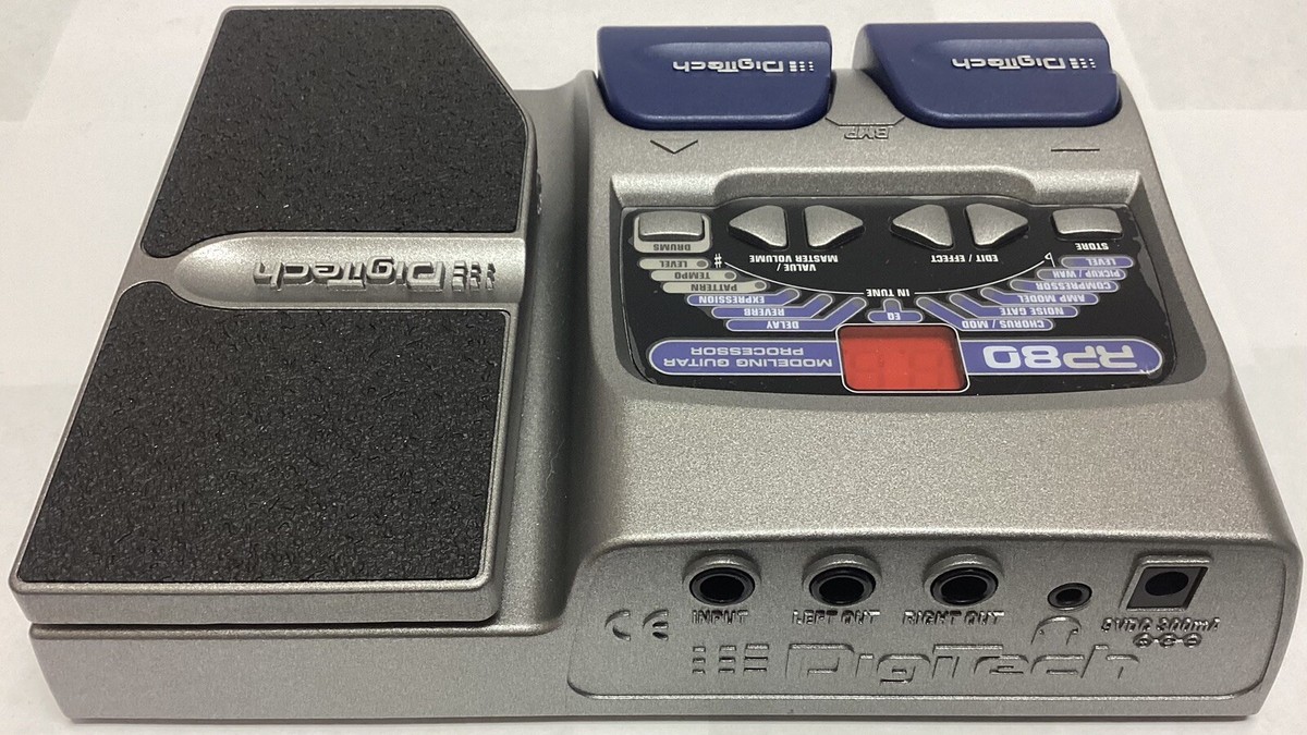 DigiTech RP80 Multi Effects Pedal Modeling Guitar Processor w