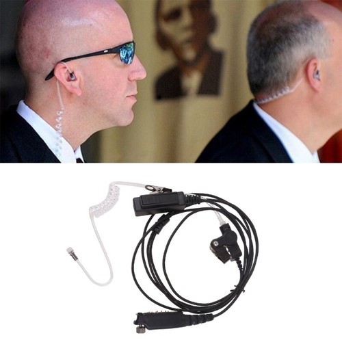 Radio Earpiece Headset with Finger PTT Mic for Sepura Radio STP8000 SC21 - Zdjęcie 2 z 8