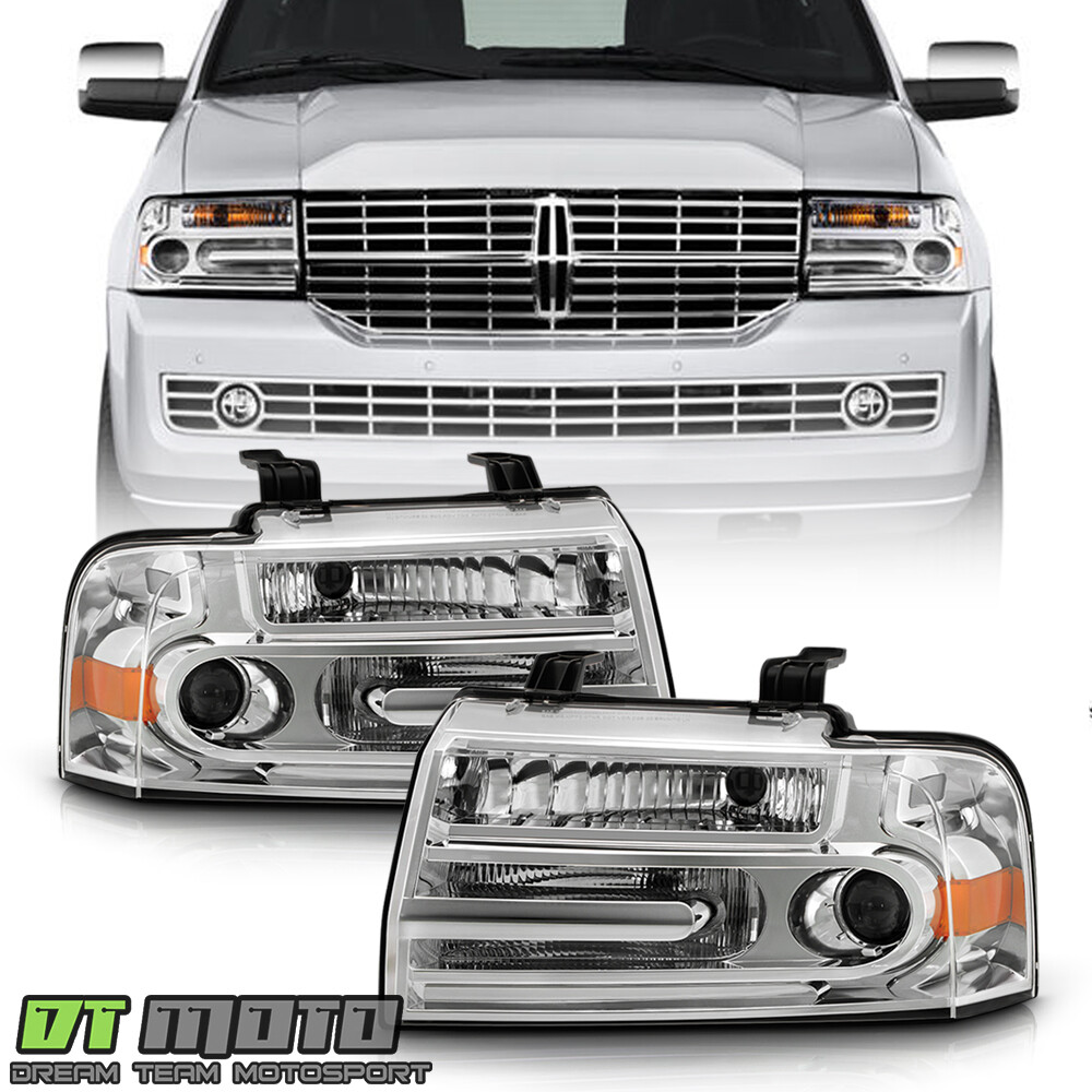 For 2007-2014 Lincoln Navigator HID Projector Headlights Headlamps