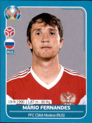 EM 2020 Preview - Sticker RUS11 - Mario Fernandes - Russland