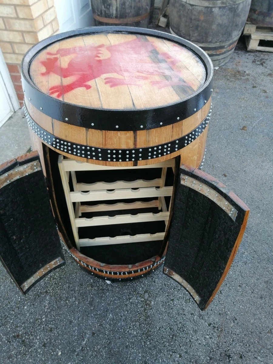Whisky barrel drinks cabinet outlet