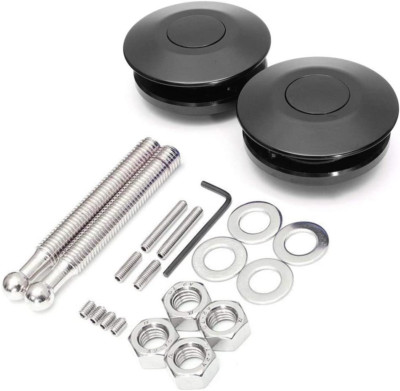 Quick Latch Hood Pins Universal 2 Pack 2.44'' Diameter Quick Release Latch Push B
