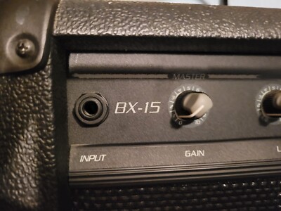CRATE BX-15 amplifier, 4-band EQ & 1/4