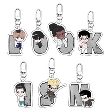 LOOKISM OFFICIAL MD GOODS SD ACRYLIC ALPHABET KEY RING Korea Webtoon Character