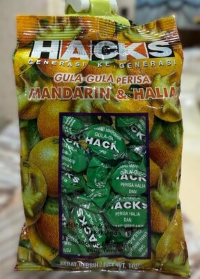 Hacks Mandarin & Ginger Flavoured Candy 100g - 4 Packs | eBay