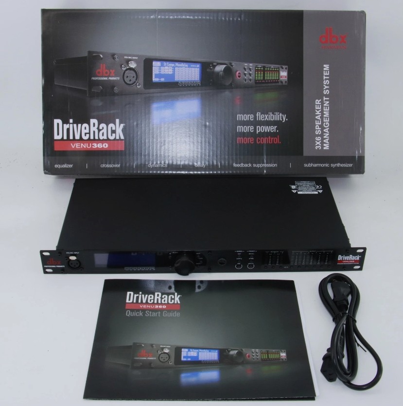 DBX DACK VENU360 未使用品。送料込 DBX VENU360 DriveRack Venue 360 3x6 Loudspeaker Management System