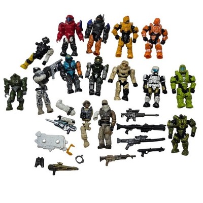 Mega Bloks Halo Call of Duty Mini Figure Lot Weapons Accessories SpartansSoldier