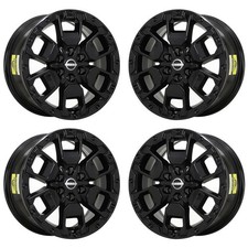 17" Nissan Frontier Gloss Black Exchange Wheels Rims Factory OEM 62834 2022-2025