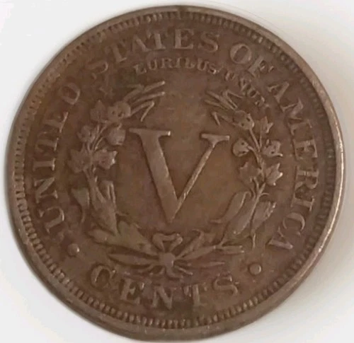 1912-P Liberty Nickel — photo from the most recent tracked eBay sale