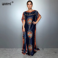 African Traditional Dress for Woman Abaya Dubai Luxury Kaftan Evening Dress Eleg