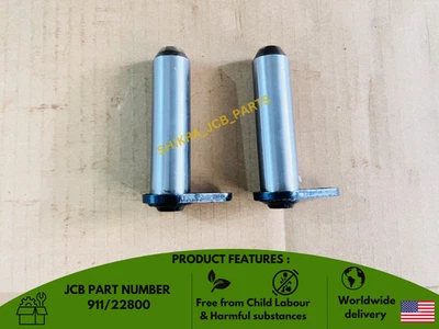 JCB PARTS - STEERING ASSY. PINS, set of 2 ( 91122800 911-22800 911/22800) - Photo 1/4