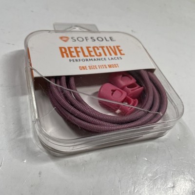 SOF SOLE Reflective Performance Lace | ONE SIZE FITS MOST 38  Pink New In Box